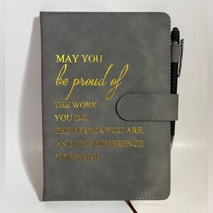 2psc Notebook Journals A5 Hardcover Leather Journaling Notebooks 200 Pages